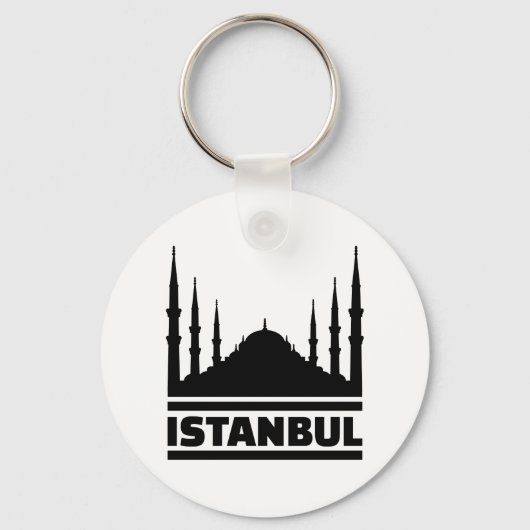 Istanbul Mosque Sleutelhanger (Voorkant)