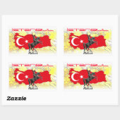 Istanbul Rechthoekige Sticker (Vel)