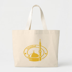 Istanbul Stamp Grote Tote Bag