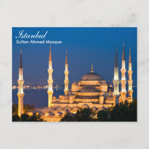 Istanbul - Sultan Ahmed Mosque bij briefkaart 's n