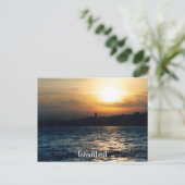Istanbul Sunset Briefkaart (Staand voorkant)
