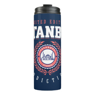 Istanbul Turkey City Traveler Sports Style Thermosbeker