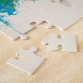 Istanbul Turkey Skyline Legpuzzel (Zijkant)