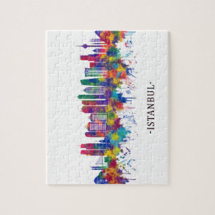 Istanbul Turkey Skyline Legpuzzel