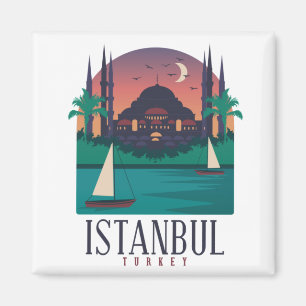  Istanbul Turkey Skyline Magnet Magneet