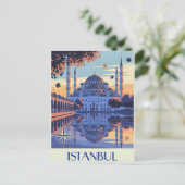 Istanbul, Turkey travel Briefkaart (Staand voorkant)