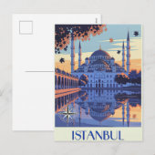 Istanbul, Turkey travel  Feestdagenkaart (Voorkant / Achterkant)