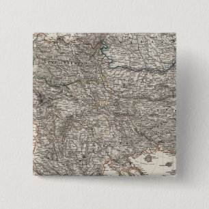 Istanbul, Turkije 2 Vierkante Button 5,1 Cm