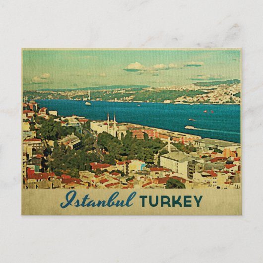  Istanbul Turkije Briefkaart (Voorkant)
