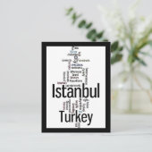 Istanbul Turkije Briefkaart (Staand voorkant)