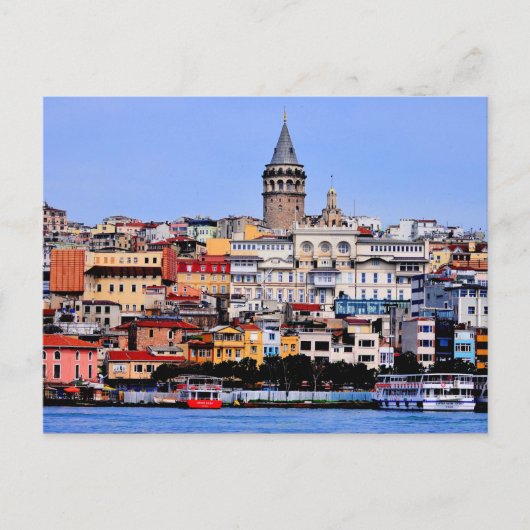 Istanbul, Turkije Briefkaart (Voorkant)