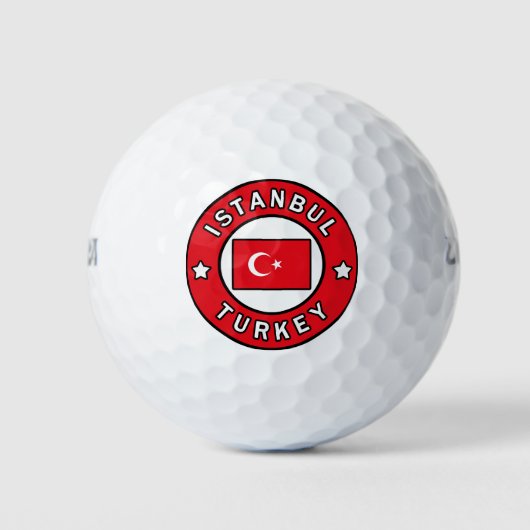 Istanbul Turkije Golfballen (Voorkant)