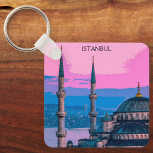 Istanbul Turkije Hagia Sophia Architectuur Sleutelhanger