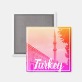 Istanbul Turkije het paleis Seraglio Topkapi Magneet (Voorkant / Achterkant)