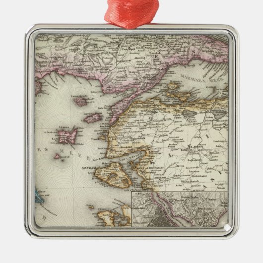 Istanbul, Turkije Metalen Ornament (Voorkant)