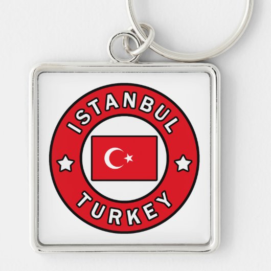 Istanbul Turkije Sleutelhanger (Voorkant)