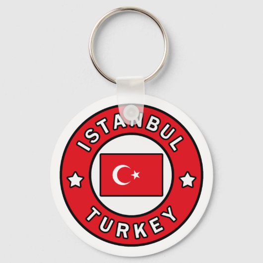 Istanbul Turkije Sleutelhanger (Voorkant)