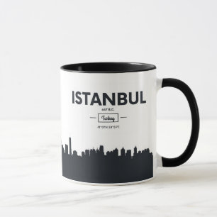 Istanbul, Turkije Stadscoördinaten Mok