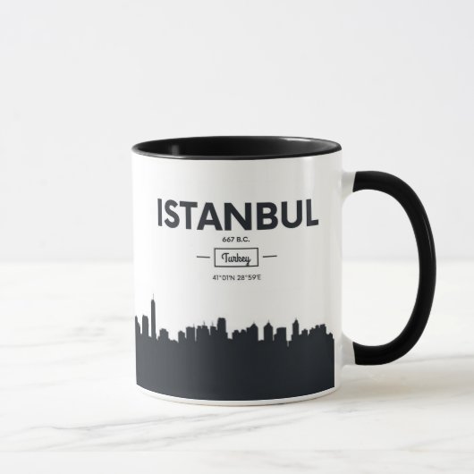 Istanbul, Turkije | Stadscoördinaten Mok (Rechts)