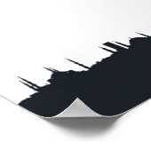 Istanbul, Turkije | Stadscoördinaten Poster (Hoek)