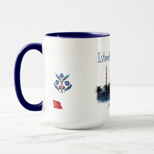 Istanbul, Turkije - Sultan Ahmet-moskee Mok (Links)