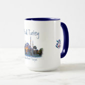 Istanbul, Turkije - Sultan Ahmet-moskee Mok (Voorkant rechts)