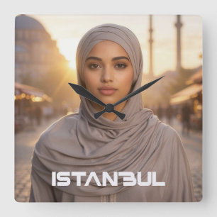 ISTANBUL - TURKIJE VIERKANTE KLOK