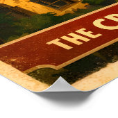 Istanbul Türkiye - Affiche de voyage vintage (Coin)