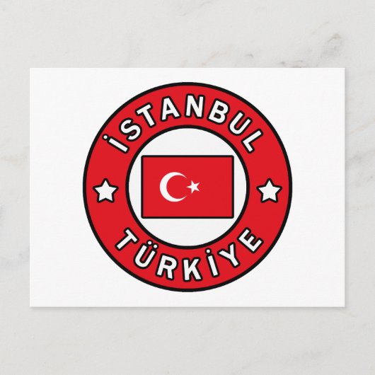 İstanbul Türkiye Briefkaart (Voorkant)