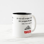 Istanbul Turkiye Souvenir Sultan Mehmet Fatih Quot Tweekleurige Koffiemok (Voorkant rechts)