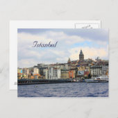 Istanbul Uitzicht Briefkaart (Voorkant / Achterkant)