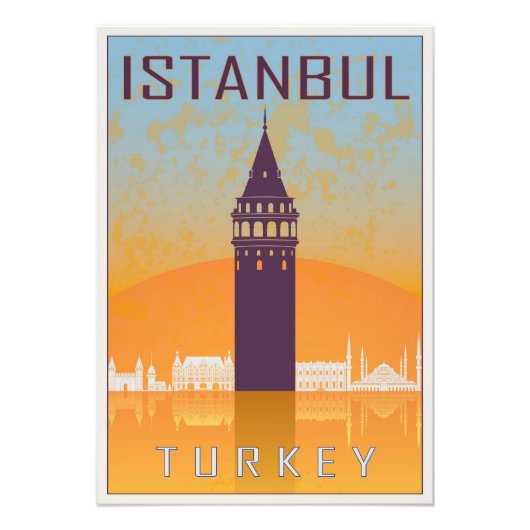 Istanbul vintage poster (Devant)