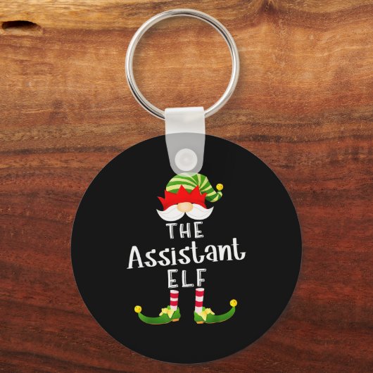 Istant Elf Group Christmas Funny Pajama Party  Sleutelhanger (Voorkant)