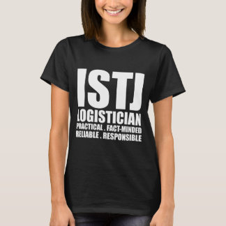 ISTJ Logisticien Introvert T Shirt Black