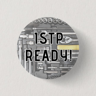 ISTP "Klaar!" Knoop Ronde Button 3,2 Cm