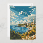 Istrië Kroatië Briefkaart (Voorkant / Achterkant)