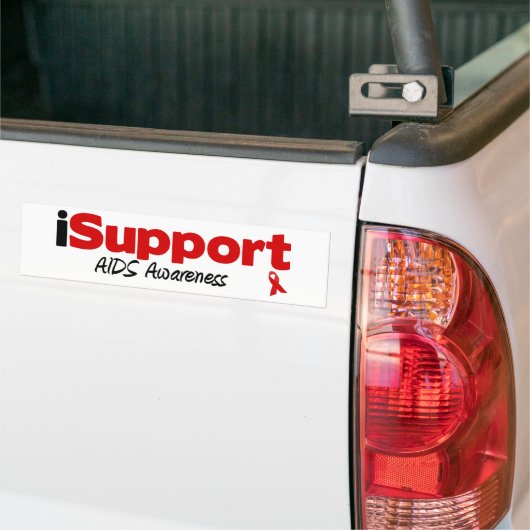 iSupport AIDS Bumpersticker (Op Truck)