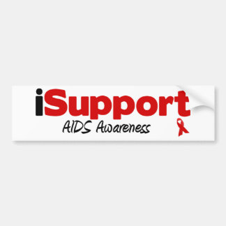 iSupport AIDS Bumpersticker