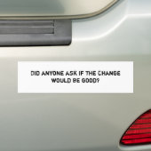 IsVeranderingGoed Bumpersticker (Op auto)