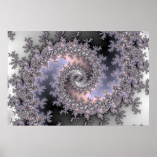 Isvirvel - Fractaal Poster