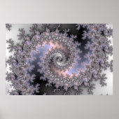 Isvirvel - Fractaal Poster (Voorkant)