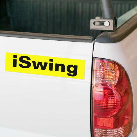 iSwing Bumpersticker (Op Truck)