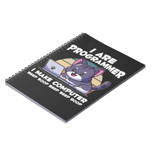 IT admin humor computer science student gezegde Notitieboek (Linkerzijde)