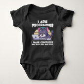IT admin humor computer science student gezegde Romper (Voorkant)