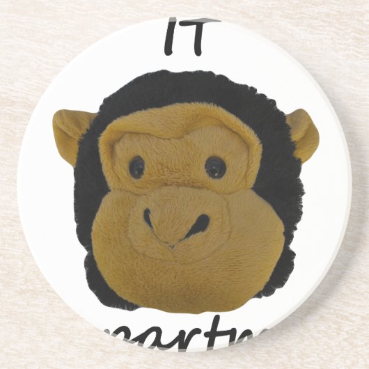 IT-afdeling Zandsteen Onderzetter (Voorkant)