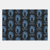 IT altijd de ogen bos silhouet Inpakpapier Vel (Voorkant 3)