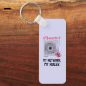 IT-architect: mijn netwerk, mijn regels, grappige Sleutelhanger (Voorkant)