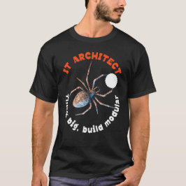 IT-architect modulaire spin tech-humor T-shirt
