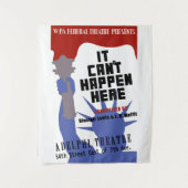 It Can't Happen Here WPA Poster Wandkleed (Voorkant)