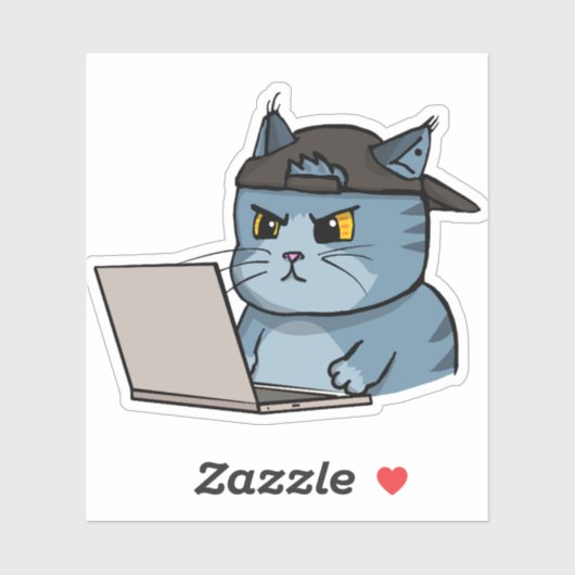 IT Cat. Sticker (Vel)